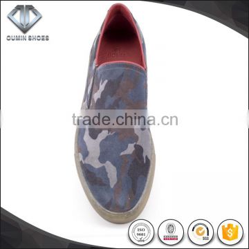 men comfortable hot sell casual shoe,the Italian style the most popular street style camouflage suede