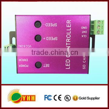 high quality SD card t1000 full color led controller