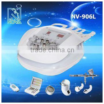 Very hot selling nv906l 6IN1 dermabrasion machine with photon&skin scrubber