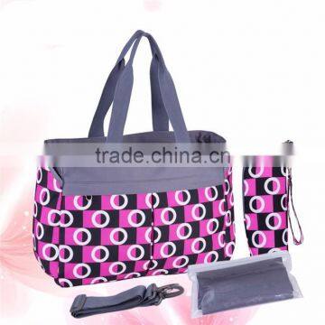 Wholesale fashion new arrival beautiful diaper bags