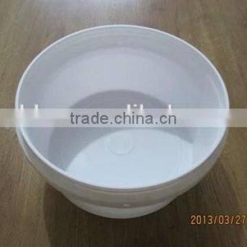 5 liter Plastic bucket with lid and hanle Plastic clear pail 5L food grade