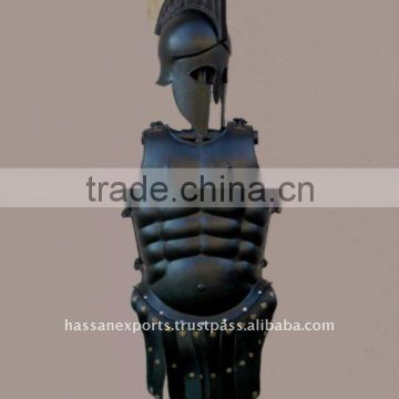 Medieval Muscle Armor Cuirass Antique with Corinthian Helmet