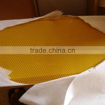 beeswax foundation sheets from manufacture