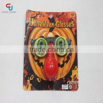 Halloween children toy pop eye glasses with nose