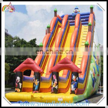 Promotion inflatable slide, inflatable mickey theme amusement slide, inflatable outdoor funny equipment from china manufacturer