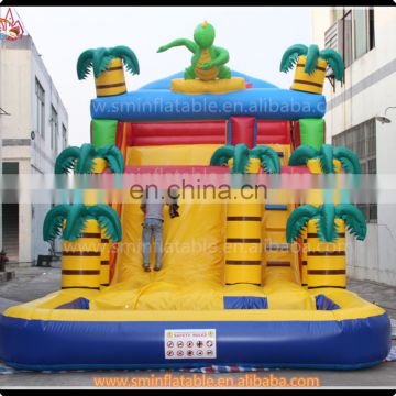 Best Selling large inflatable dinosaur water slide,giant inflatable pool slide for kid