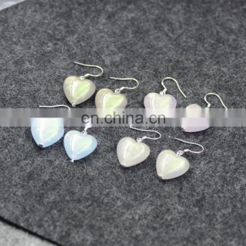 2017 fashionable 30% silver heart-shaped jewelry earrings