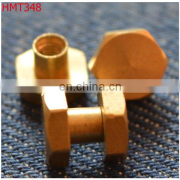 metal screw & stud for leather bag