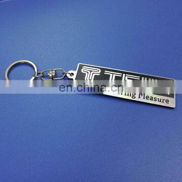 oil pressured aluminum metal rectangular key tags