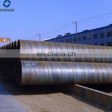 Q235 Q345B ASTM A572 GR.B Carbon Black Steel Spiral Welded Pipe Tube