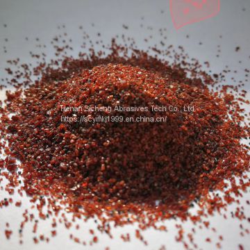 20-40mesh blasting sand red garnet price
