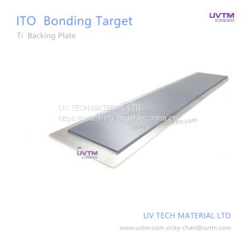ITO target 90:10 95:5 99.99 4N high purity planar sputtering target with backing plate manufacturer factory price