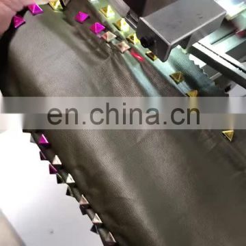 Automatic Pearl and Nail Riveting Machine Pearl bead setting string machine for shoes bags