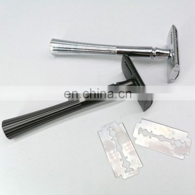 Matte Black stainless steel double edge safety razor shaver