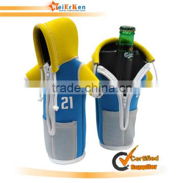 2014 best selling Customised Hoody Bottle Cooler