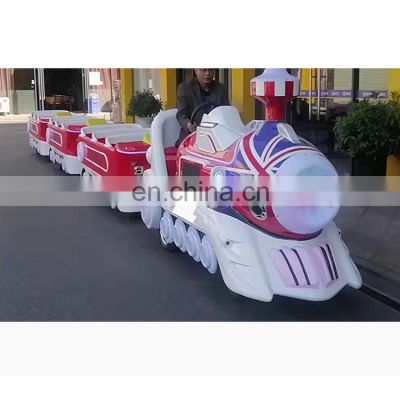 Outdoor playground equipment kids electric train set for kids electric trains