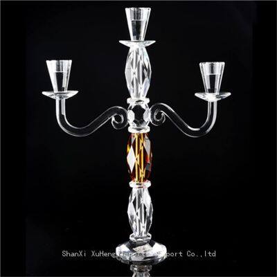Hot Selling Wedding Candle Holder Ornament Crystal Headed Candle Holder Candle Stand