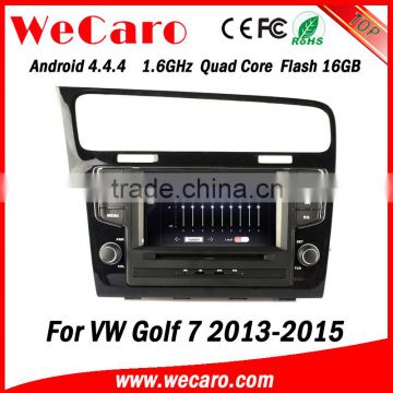 Wecaro 7" WC-7003 Android 4.4.4 car dvd player quad core for vw golf 7 dvd player gps audio system mirror link 2013 2014 2015
