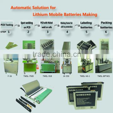 Low Cost Pouch Packing Machine Automatic Battery Packing Machine for Handset Battery