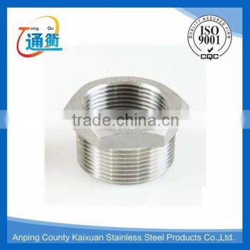 made in china casting stainless steel pipe reducing bushing