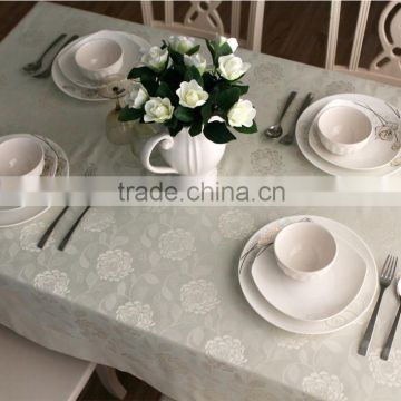 100% polyester jacquard table cloth