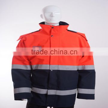 CE rescuing red high visibility reflector jacket for rescue