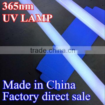 curing uv light ultraviolet lamp to bake loca glue F40T8 G13 365nm tube