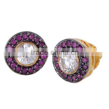 FASHION CUBIC ZIRCONIA EARRINGS ER-703-180