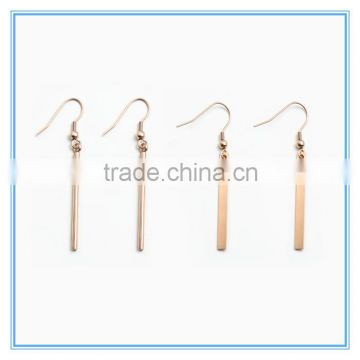 Whole Stainless Steel Cylindrical /Rectangular Earrings