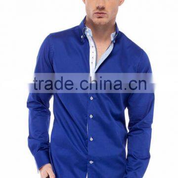 High Quality Casual Slim Fit Royal Navy Shirts - Made in Turkey - Free Shipping Worldwide