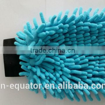 microfiber car dust wash mitt/glove/chenille