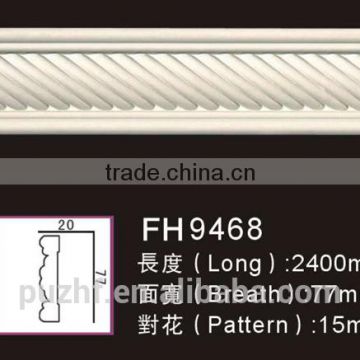 FH9468 Factory price Exterior and Interior Decorative PU(Polyurethane)Cornice Moulding for Roof and Wall