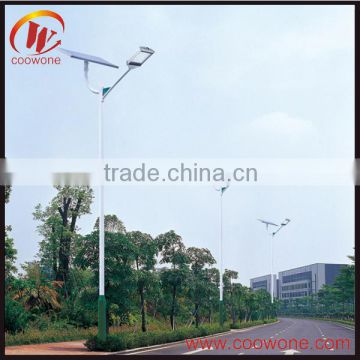 Hot sell 6m 8m pole outdoor solar powered led street light with montion sensor