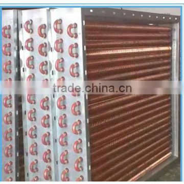 Copper finned tube waste water heat recovery exchanger