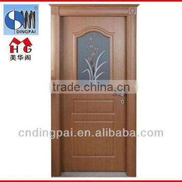 pvc bedroom door pvc interior door in low pvc door price MHG-6037