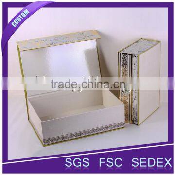 Oem order laminated paperboard magnetic gift box