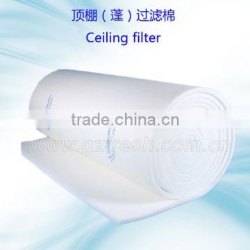 F5 ceiling filter for auto spray painting booth (manufacturer)