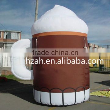 Giant Inflatable Beer Glass for Outdoor Advertising Decoration