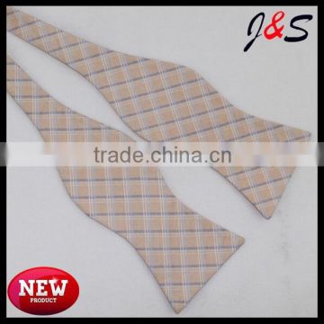 cheap stripe cotton self bow tie SB004