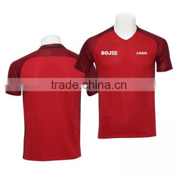 2015/2016 wholesale thai quality blank football shirt maker customzied sublimation cheap kids soccer jersey