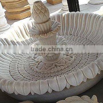 small carved marble yard patio fountains
