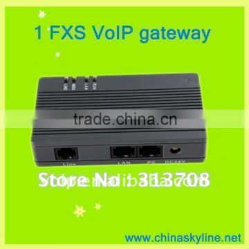 1 FXS voip free roaming international sip call overseas