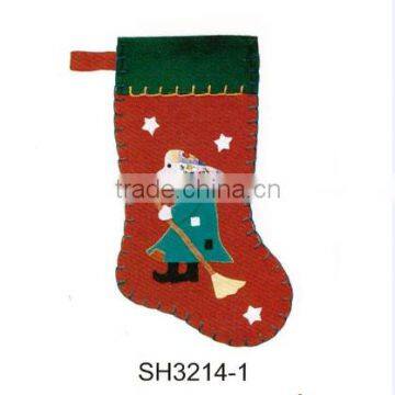 2016 Hot sale Christmas stocking for gifts,non-woven