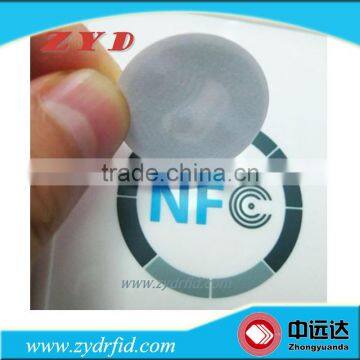 ISO14443A Ntag213/215/216 NFC sticker