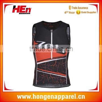 Hongen apparel Factory Price Printing Lycra Compression Triathlon Suits Manufacturer China