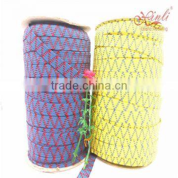 Xinli grament yellow blue elastic webbing factory price