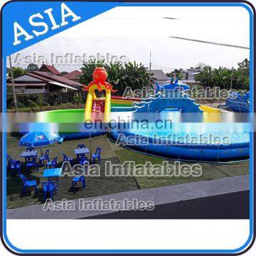 Outdoor Best Quality Summer Inflatable Water Park With Slide/ Inflatable Aqua Park For Amusement