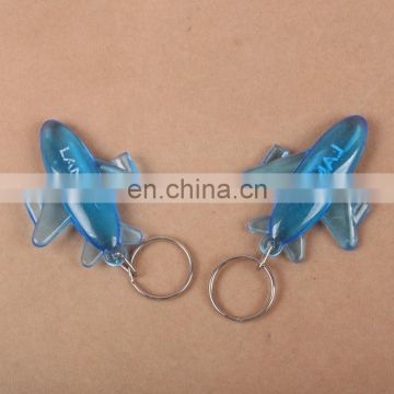 Promotional airplane shaped keychain,high quality aircraft keychain