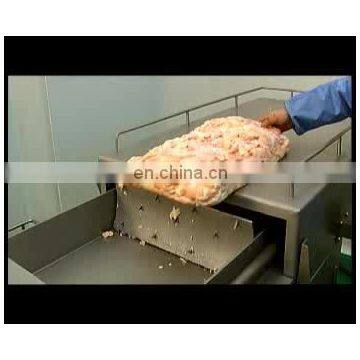 Frozen meat block cutting flakers machine