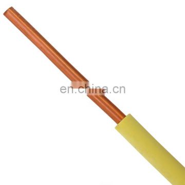 5 types of stranded conductor resistance to high temperature of 90c PVC insulated cable